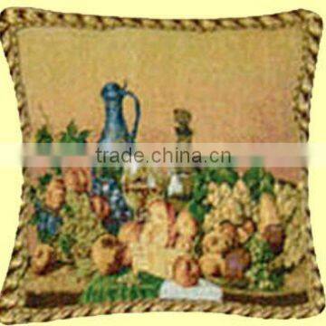 Muslim Style Fruit and Bottle Jacquard Knitted Square Cushion Cover CT-065