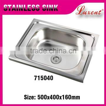 square deep stainless steel kitchen sink for home