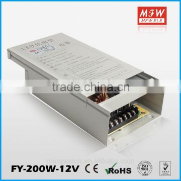 factory direct sale ac dc high frequency led driver 200w