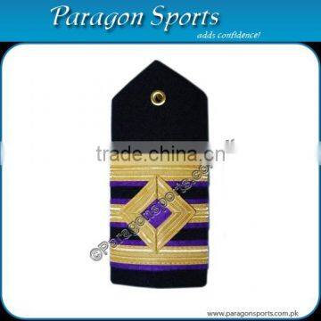 Navy Epaulette 2nd Engineer Curved Diamond 3 Gold Bar Shoulder Board