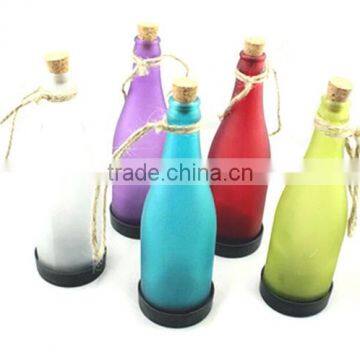 solar hanging beer bottle light solar glass bottle light