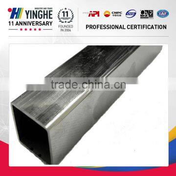 Q195 ms galvanized GI rec square pipes from China alibaba