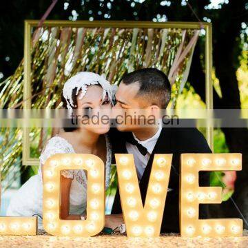 Weeding Ornament LOVE LED Marquee Letter photo-2