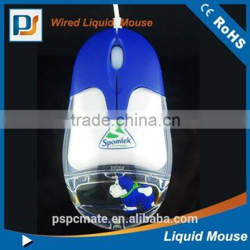Aqua Liquid Mouse Oil Computer Mouse With Customized Floater