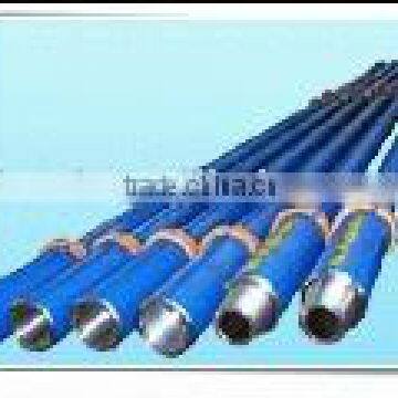 Integral heavy weight drill pipe