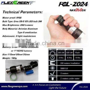 Rechargeable 18650 Battery Q5 Led Magent Torch photo-3