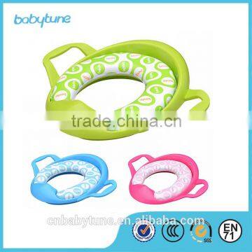 Plastic Soft Baby Toilet Seat, Baby Seat, Toilet Training Seat With Handle