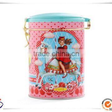 customized coffee tin can manufacturer/decorative coffee tin cans/12oz tin can