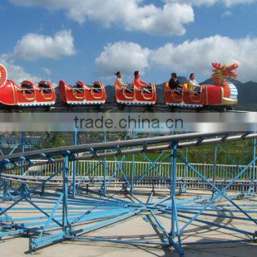 Hotsale mini roller coaster dragon track train /amusement park equipment rides