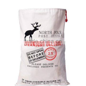 Wholesales Christmas Red Santa Sacks Drawstring Gift Bag