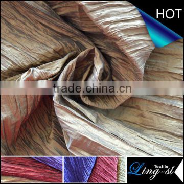 N/P Taffeta Stripe Crush Fabric for Dress