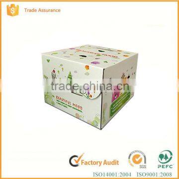 Customized Logo Printed Cheap Nice Looking Paper Cake Box Whole photo-6