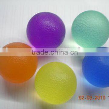 2014 convenient ball training hand muscle silicone grip hand ball, customized any pantone color, 3 different hardness, any logo