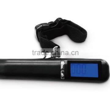 Top Quality Blue Backlit LCD Digital Luggage Scale Black Portable Scale 2* AAA Battery Auto-off