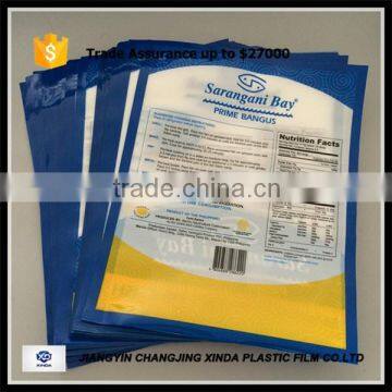 Frozen Sea Food Packaging Bag For Supermarket,Vacuum Frozen Food PA/PE Bag