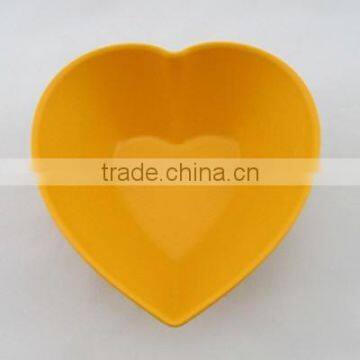 Heart Style Eco-friendly Bamboo Fiber Salad Bowl 6 Set photo-5