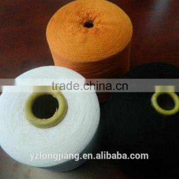 Ne 20/1 30/1 Polyester Spun Dyed yarn from China factory