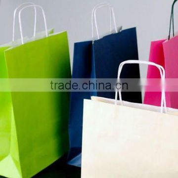 Kraft Machine made paper bag manufacturer in Xiamen