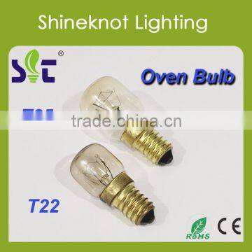 Zhejiang Factory Cheap Oven Bulb T22 T25 Filament Light Bulb CE RoHs Approval