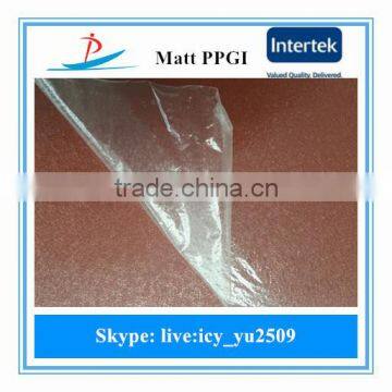 Matt PPGI with protective film used in building decoration