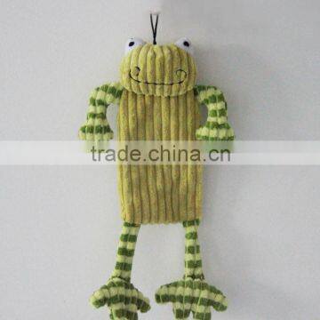 2013 crazy plush toy pet toy plush frog