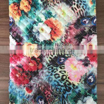 100% polyester printed quilting fabric,quilting fabric for down coat