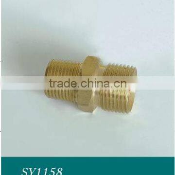 SANYE OEM iron straight brass pipe fitting