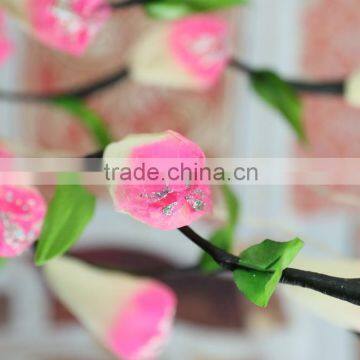 Handmade Artificial Flower Wholesale Artificial Dried Tulip Handmade Dried Rose Plant Natural Plant With Willow Branches