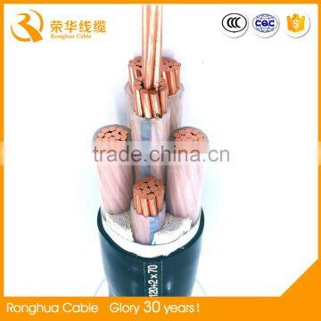 China Supplier 4 Core 35mm2 Strand Copper Power Cable Ronghua Cable photo-6