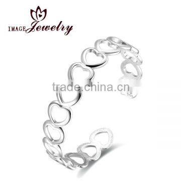 China Latest Adjust Wire Wholesale 925 Sterling Silver Bangle/Bracelets