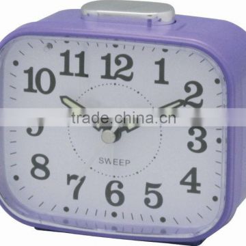 children's alarm clock and nightlight, pastic square alarm clock snooze light clock