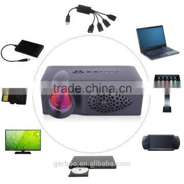 New Arrival High Quality Home Theater Multimedia Projector GB-35 Mini Projector With 1000 Lumens