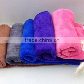 2015 hot sale warp woven beautiful microfiber towels wholesale