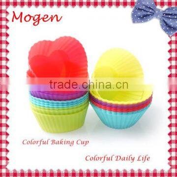 Rainbow Colors baking cups silicone baking mold Silicone Baking Cups,Cupcake Liners