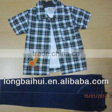 2013 Kids Clothing Overstock Cheap Wholesale ,boy's T-shirts 3pcs Sets photo-2