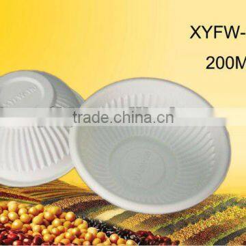 biodegradable disposable compostable 200ml chinese soup plastic bowl