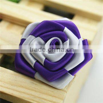 satin ribbon handmade flowers