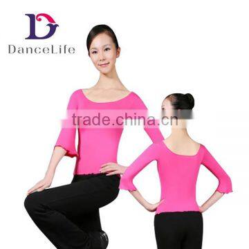 A2428 3/4 sleeves dance top ballet tops dance wear wholesale Active wear