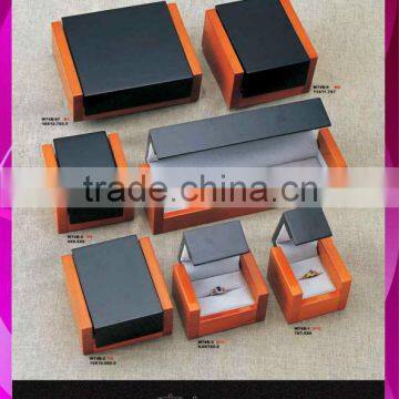 two tone painted wooden jewelry boxes