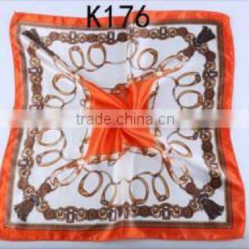 women Silk Satin square Scarf Neckerchief SS-007