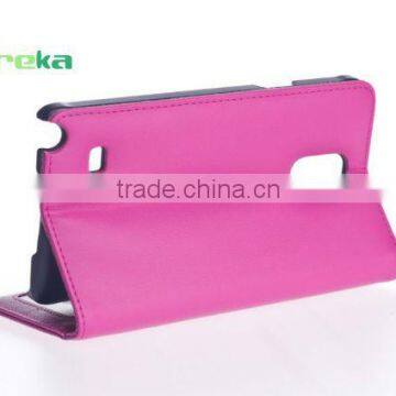 2014 High quality mobile flip pu leather case for Samsung Galaxy note 4