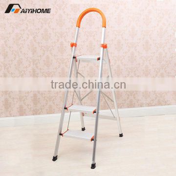 Foldable lightweight household aluminium ladder