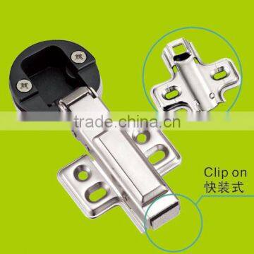 Full-overlay 35mm furniture hydraulic hinge for Glass door with clip-on/hydraulic soft close cabinet hinge(HH2311)