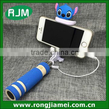 Factory low price wholesale all kinds of popular mini cartoon selfie stick