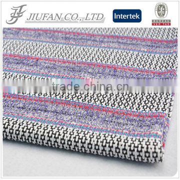 jacquard ribbon wholesale with silver lurex yarn for cut and sew knit fabrics wholesaler