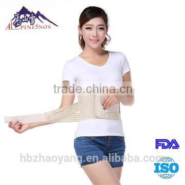 Breathable Double Pull Neoprene Lumbar Support Belt for Back Pain Relief