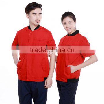 Custom made working clothes unisex industrial wearing workwear coverall with OEM log for wholesale top quality