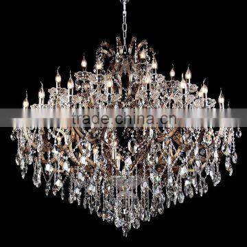 K9 Modern Luxury Amber Crystal Chandelier Lighting of CE photo-4