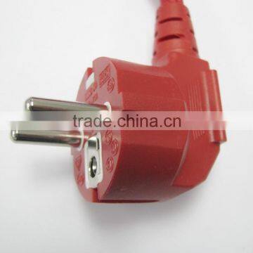 GOST-R standard 16A/250V red russian electrical plug