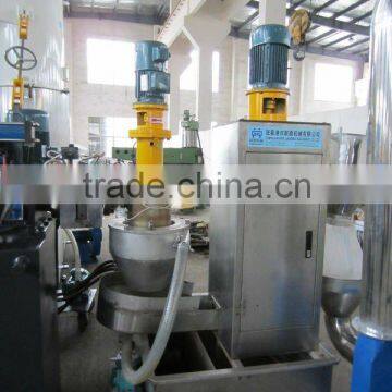 high quality recycled plastic water-ring cutting granulating machine